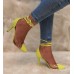     Sapato Scarpin Feminino Salto Fino C/Vinil Lemon (PROMOÇÃO) - Sapato - Levit Calçados