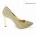Sapato Scarpin Feminino Sobressalto Riscado Ouro - Sapato - Levit Calçados
