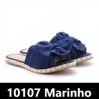 Tamanco Flat Baixo Laço Azul (PROMOÇÃO) - Tamancos - Levit Calçados